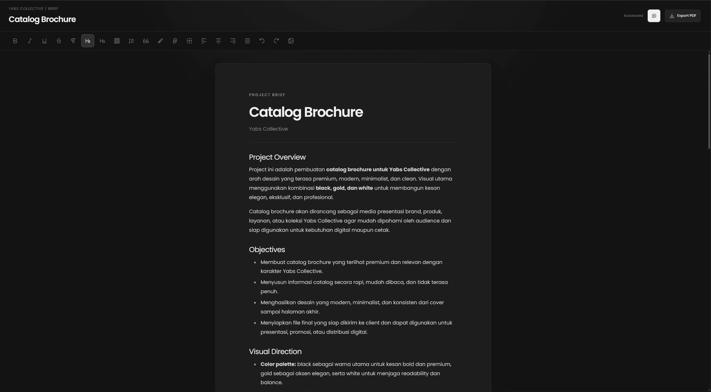 Flowdesk AI Client Workspace product view 2