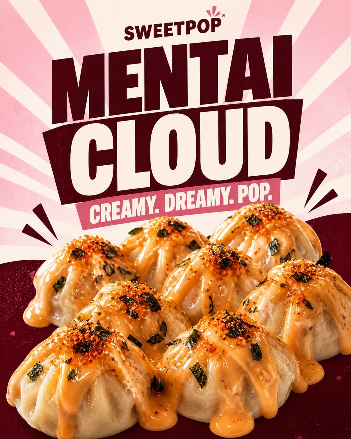 SweetPop Mentai Cloud campaign poster